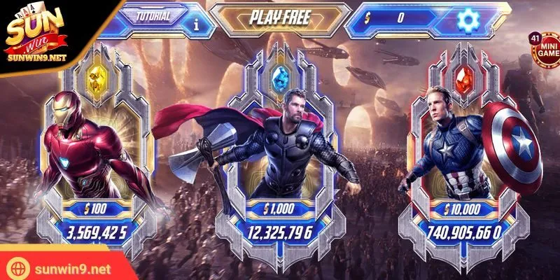 Avenger là một trong những tựa slot game đình đám