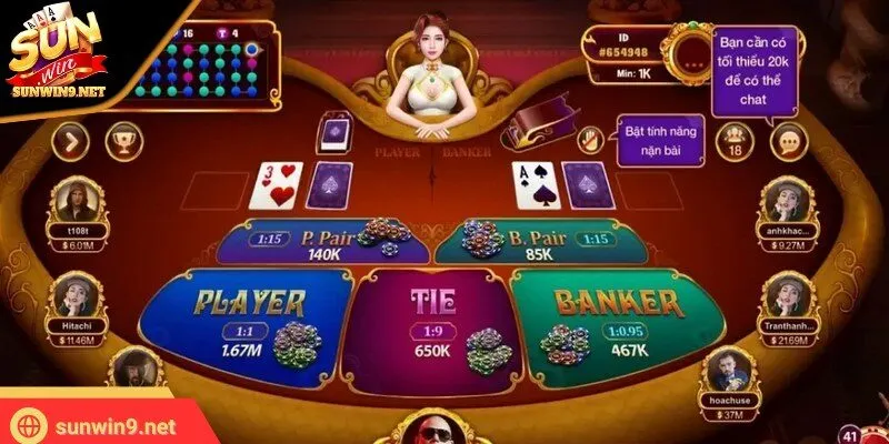 Baccarat kim tài – game đỉnh cao thu hút dân chuyên