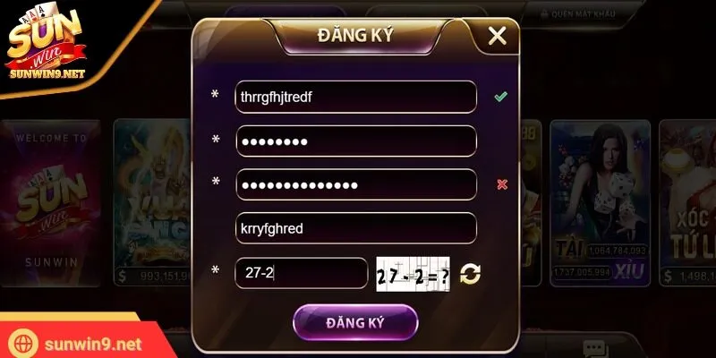 Luôn phải check kỹ thông tin đăng ký 