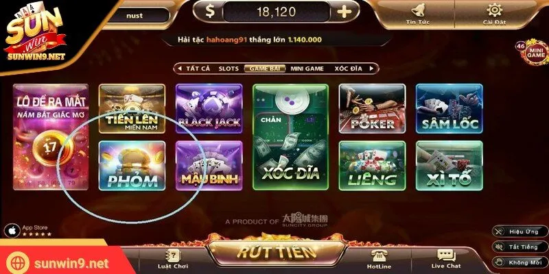 SUNWIN cung cấp list game bài đổi thưởng đa dạng