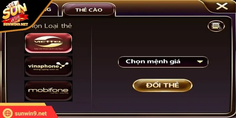 Rút tiền SUNWIN vô cùng tiện lợi